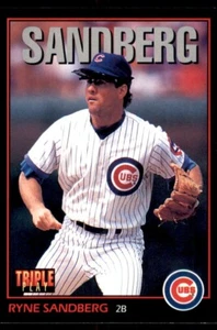 1993 Donruss Triple Play #10 Ryne Sandberg - Picture 1 of 2