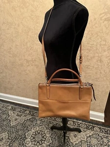 Coach Borough Handbag 30348 Color: Camel - Picture 1 of 16