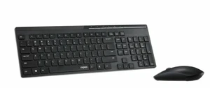 RAPOO X8100 - Wireless, Schnurlos Optical Deskset black - (DEU Layout - QWERTZ) - Bild 1 von 2
