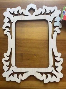 Art Minds Laser Cut Frame Unfinished Wood - For 5” X 7” Artwork or Photo NEW - Picture 1 of 6