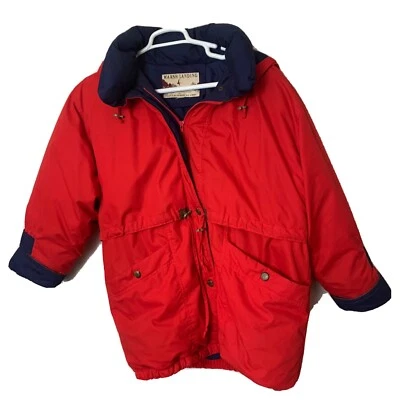 Macy’s Marsh Landing Vintage Down Jacket Y2K Mens XL  With Hood Water Resistant - Изображение 1 из 4