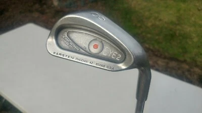 Ping Eye2 1984-85 único 8 hierro punto naranja ZZ-Lite acero rígido ranura en U para hombre diestro Foto 1 de 4