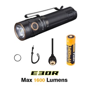 Fenix E30R 1600 Lumen EDC LED USB Rechargeable Flashlight Torch