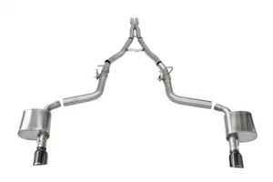 Corsa Xtreme 2.75" Valve Exhaust BLK Tip Fits 15+ Charger R/T Scat Pack Hellcat - Picture 1 of 10