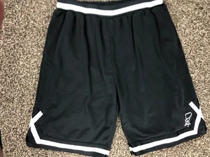 Mens 2XL K1X 2009 World B Free Hot Soup Mesh Basketball Shorts Black/White - Picture 1 of 11