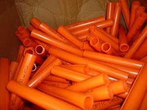 8 Zoll Orange LDPE Glasfaser GRD PK 10 - Bild 1 von 1