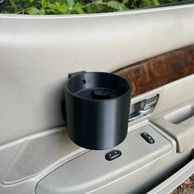 Porta-copos personalizado impresso em 3D montado na porta para Ford Crown Victoria e Mercury Grand - Imagem 1 de 4