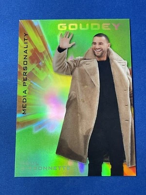 2021 GOODWIN CHAMPIONS GOUDEY PAUL BISSONNETTE PLATINUM NEON GREEN - Image 1 of 4