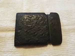 STRAUSSENHAUT GELDHALTER - Bild 1 von 3