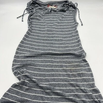 Vestido informal a rayas gris mediano Saturday Sunday para mujer Foto 1 de 4