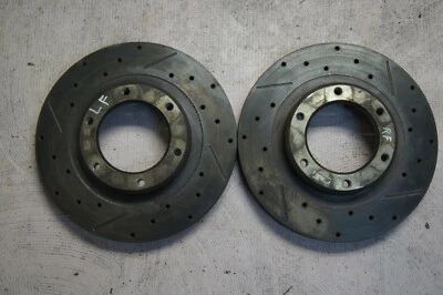 1991 - 1994 年丰田陆地巡洋舰 FJ80 2 件套前盘式制动转子原始设备制造商原装 — 第 1/4 张图片