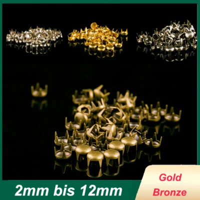 MARKENLOS Kupfer Ziernieten Runder Spike Klauen Nieten für Lederarbeiten Schuhe Tasche