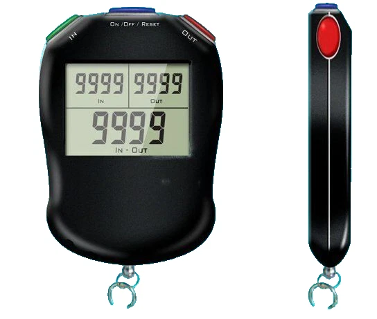 Contador de conteo electrónico de entrada/salida de portero | Rastreador de ocupación de triple pantalla Reino Unido