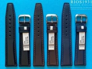 Bracelet Montre,de Montre Convenable pour D'Aviateur 21mm Braun Noir Et Bleu / - Imagen 1 de 5