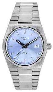 Tissot PRX Quartz Light Blue Dial Ladies Watch T137.210.11.351.00 New Boxed - Imagen 1 de 5