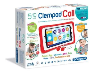 clempad call clementoni 13943 italian sim tablet smartphone telefono telephone - Imagen 1 de 1