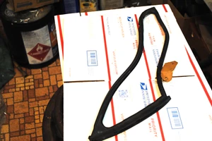 NOS MOPAR 1964 PLYMOUTH DODGE RIGHT VENT WING WEATHERSTRIP w/2 DOOR POST - Picture 1 of 3