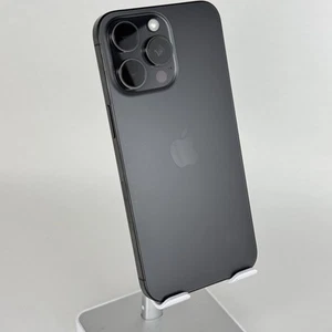 Apple iPhone 15 Pro Max – 256GB – Black Titanium (Locked to AT&T) – Good Conditi - Photo 1 sur 17