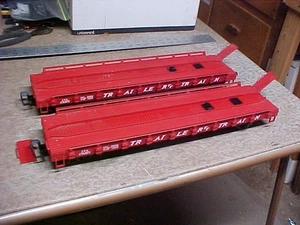 USA TRAINS TRAILER TRAIN No. 476851 FLAT CARS G Scale - not complete - Picture 1 of 5