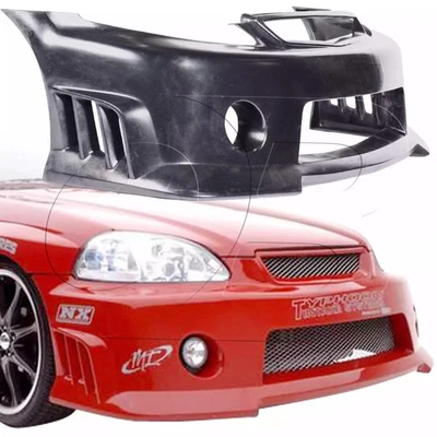 KBD ALL Fields Style 1 Piece Polyurethane Front Bumper for Civic Honda 96-00 kb Foto 1 de 4