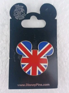 Disney Pin Trading Arounf The World UK Union Jack Flagge Emaille Pin 2008 - Bild 1 von 2