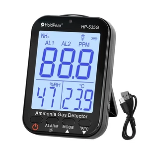 Detector de gas amoníaco portátil medidor de calidad del aire interior NH3 alerta de fugas de gas 0~100 - Imagen 1 de 9