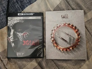 Saw Blu-ray with Slipcover &JIGSAW 4K Special EDITION W/ 7 Part DOCUMENTARY OOP - Bild 1 von 5