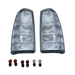 All CLEAR Rear Tail Light Set For 99-02 Chevy Silverado Pickup Truck US - Picture 1 of 8