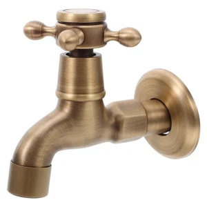  Deko Garten Wasserhahn Wasserhahn Waschbecken Outdoor warm und kalt - Bild 1 von 12