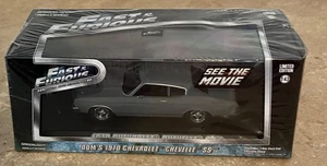 GreenLight Fast & Furious  Dom's 1970 Chevrolet Chevelle SS 1:43 Die-Cast - Picture 1 of 4