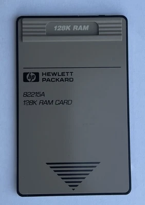82215A 128K RAM CARD HP 48GX 48 GX TDS HP48GX 128 k ko kb 128ko 128kb CALCULATOR - Image 1 of 2
