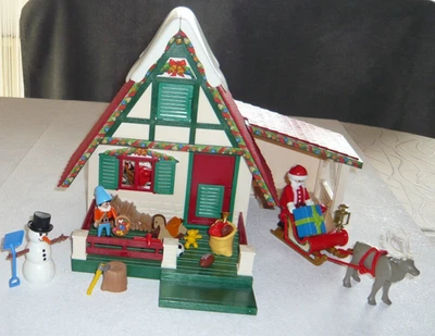 Playmobil 5976 Zuhause beim Weihnachtsmann komplett und schöne Extras - Bild 1 von 4