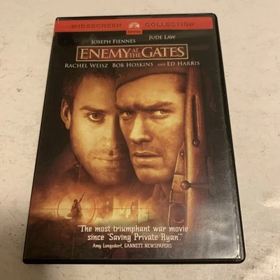 Enemy at the Gates DVD Widescreen Jude Law Ed Harris Joseph Fiennes Rachel Weisz - Image 1 of 4