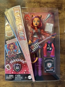 Mattel Monster High Toralei Fearbook Monster Music Club Cool Cat Brand New - Picture 1 of 2