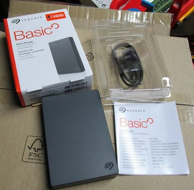1TB WD USB 3.0 - externe Festplatte 2,5 Zoll Seagate Basic Gehäuse PC Notebook - Bild 1 von 4