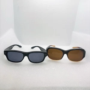 Foster Grant SONNENSCHUTZ polarisiert Auto FO-038 & schwarz FO-056 passt über Sonnenbrille - Bild 1 von 9