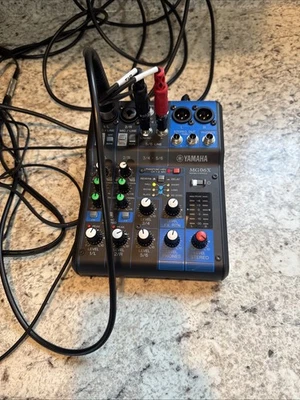 YAMAHA MG06X 6Ch Mixing Console Analog Mixer Used - Image 1 of 4