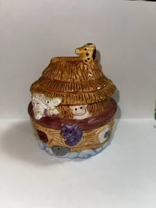 Ceramic Noah Ark Jewelry Jar  - Picture 1 of 2