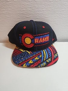 Zephyr NCAA Colorado State Rams RARE “Kona" Flat Bill SnapBack Hat Cork Bill! - Picture 1 of 8