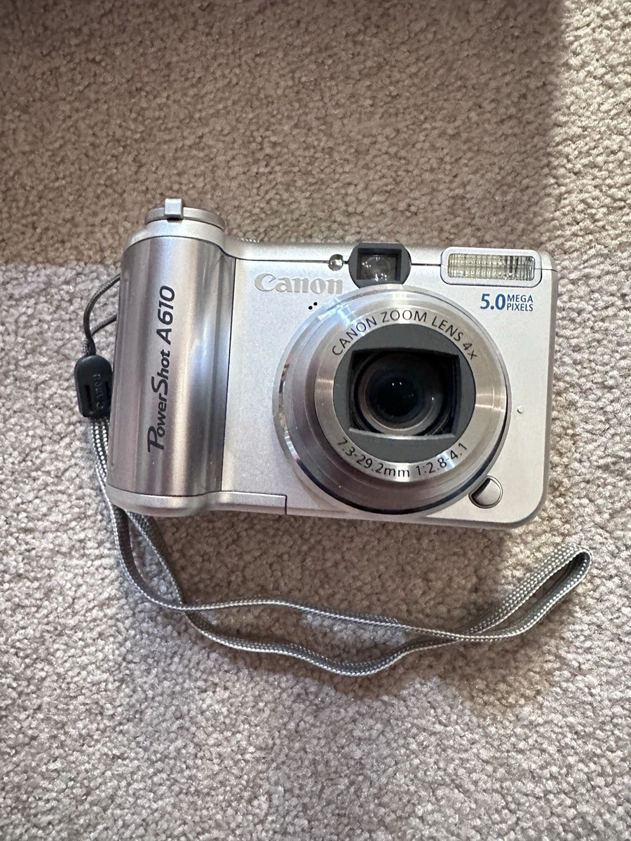 Canon PowerShot A610 PowerShot Digital Cameras 5-6.9 MP Maximum