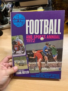 1971 "NEWS OF THE WORLD FOOTBALL & SPORTS ANNUAL 1972" HARDBACK BOOK (P4) - Picture 1 of 18