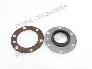 REAR WHEEL AXLE OUTER OIL SEAL WITH GASKET FITS WILLYS CJ 46-71 M38 JEEP#G183 - Picture 1 of 3