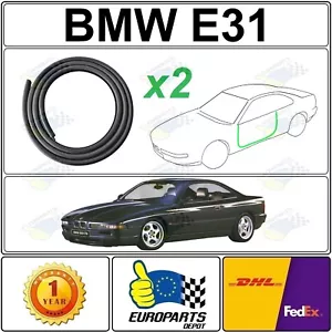 BMW E31 8er Gummi/Filz Türdichtung Kantenschutz 2-teiliges Set 51722259793 - Bild 1 von 14