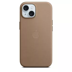 Genuine Apple iPhone 15 FineWoven Case with MagSafe - Taupe - Picture 1 of 2