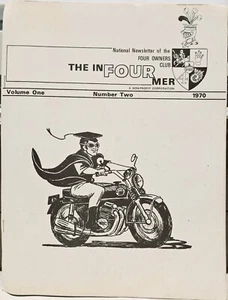 Vintage National Newsletter Of The Four Owners Club 1977 The InFOURmer Vol. 1 #2 - Picture 1 of 9