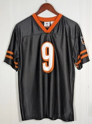Camiseta Cincinnati Bengals Juvenil XL Carson Palmer #9 Negra Naranja Ohio NFL Niños Foto 1 de 3