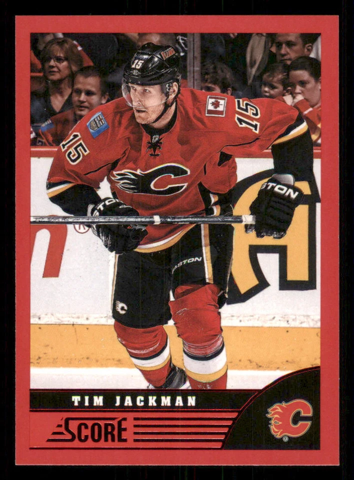 2013-14 Score Red Border #73 Tim Jackman - Image 1 of 2