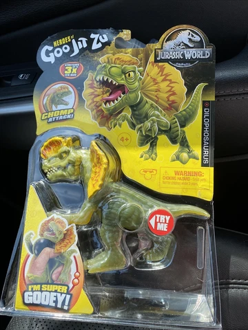 Heroes Of Goo Jit Zu Jurassic World Dilophosaurus Chomp Attack Squishy Gooey Cover