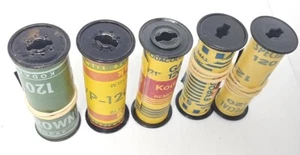 Vintage Kodak 120 medium format roll films – 5 spools - Bild 1 von 3