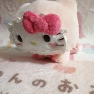 Sanrio Hello Kitty Baby Plush Doll Mascot Keychain Kawaii Latte Bear Kuma Toys - Picture 1 of 3